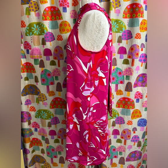 Trina Turk Halter Style Tie Neck Dress. Small - Picture 7 of 10